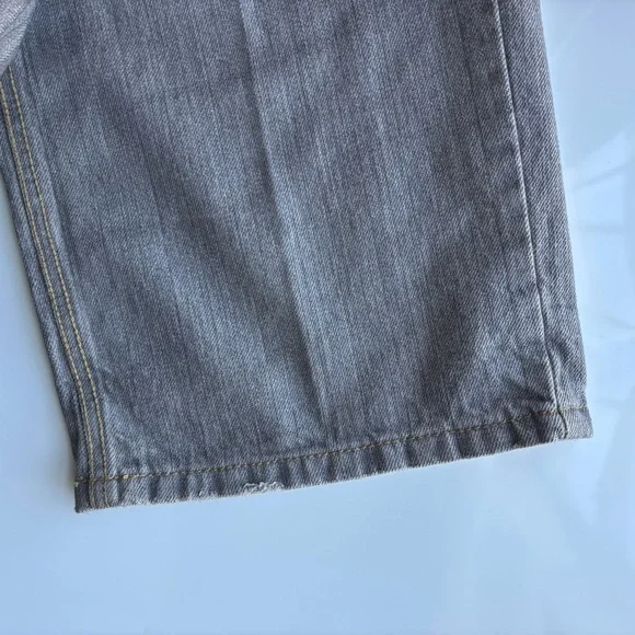 Jordan Craig Jeans Men’s 38x32 Stonewash Gray Denim Streetwear Baggy Grunge - Picture 11 of 16